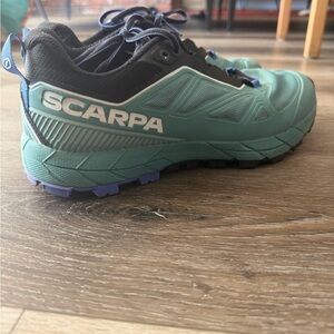 Scarpa Turquoise and Black Outdoor Shoes